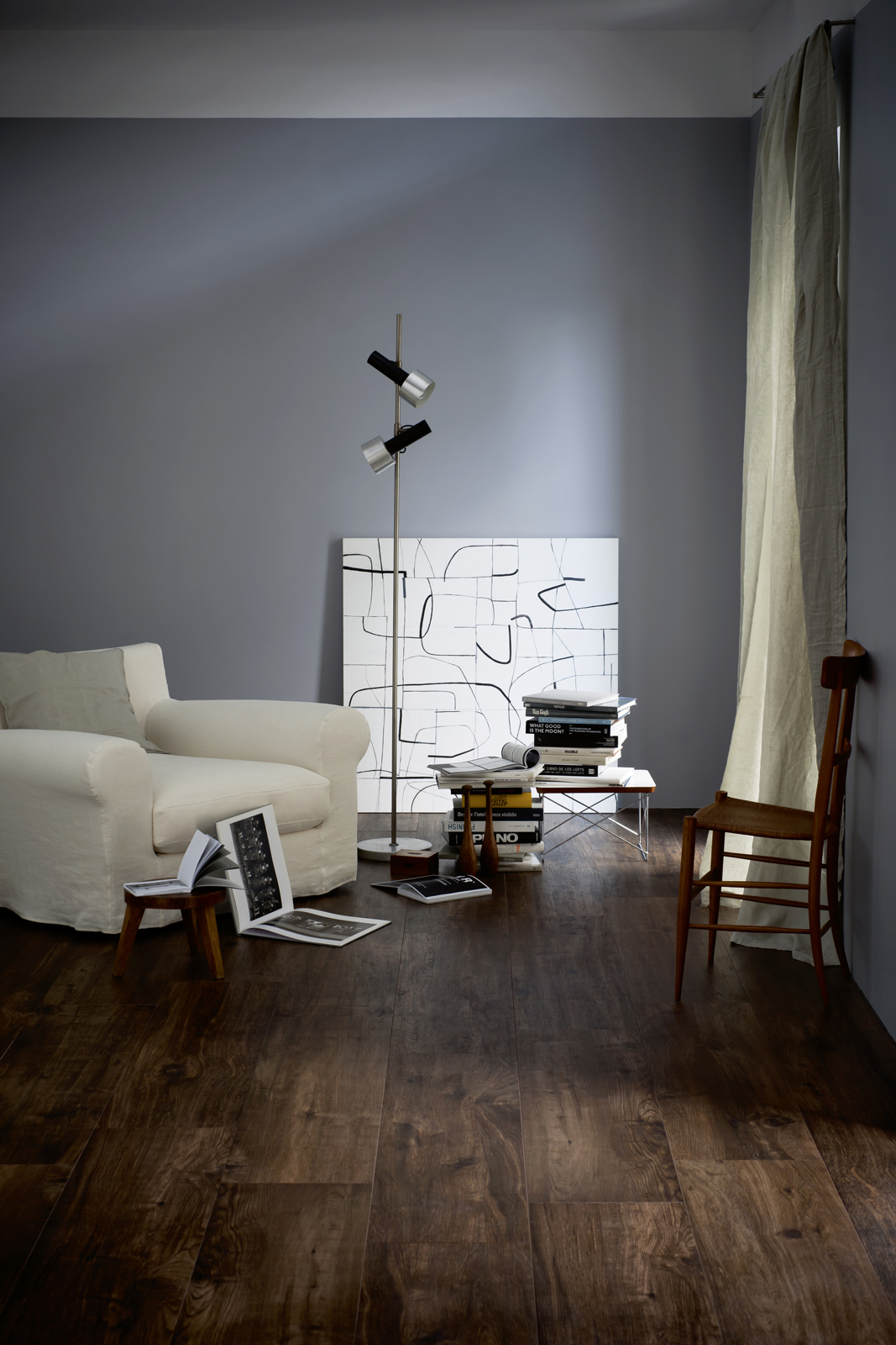 Een landelijk interieur en bijpassende tegels